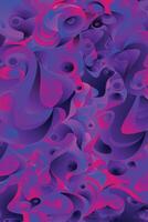3d abstract background. Colored translucent circles and cylinders. vector