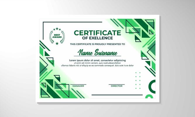 Certificate Background Green Vector Art, Icons, and Graphics for Free