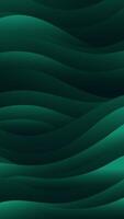 Captivating dark green gradient wave background, crafting a modern, premium quality aesthetic for website backgrounds, marketing materials, and social media content. vector