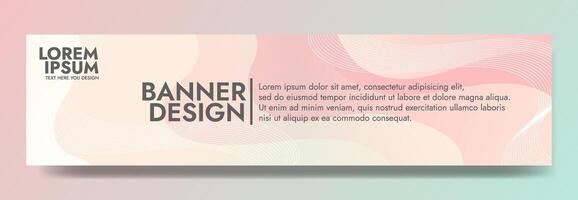 Sophisticated gradient wave banner design in feminine, natural hues, cultivating a dynamic, eye catching foundation for headers, graphic elements, and marketing collateral vector