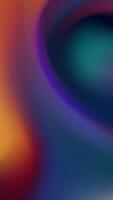 Refined dark green, blue, and orange mesh wave blur vertical background template, infusing digital content with a premium, attention grabbing aesthetic vector