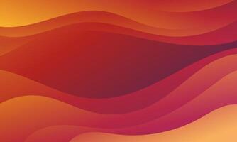 Vibrant abstract gradient wave background, featuring a dynamic arrangement of red to orange hued curves, ideal for website backdrops, social media graphics, ads, and presentations vector
