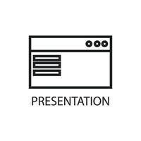 flat icon data analyst art vector