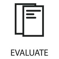flat icon data analyst art vector