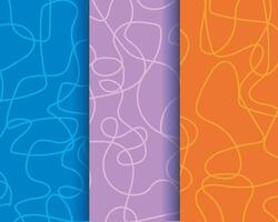 art abstract irregular curved lines background vector