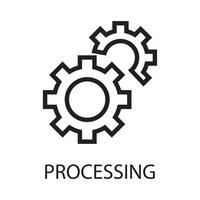 flat icon data analyst art vector