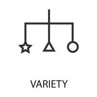 flat icon data analyst art vector
