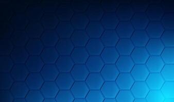 a blue background with a pattern of the hexagonal tiles. vector