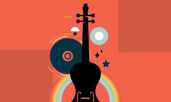 Jazz music. Concert instruments, posters with piano, saxophone vector