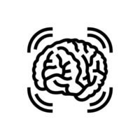 concussions household injury accident line icon illustration vector