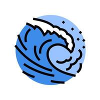 rising tide progress color icon illustration vector