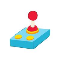controller arcade joystick cartoon illustration vector