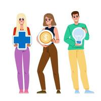 work employee well being vector