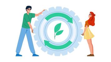 circle continuous improvement vector