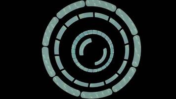Abstract Data Radar Digital Rendering video