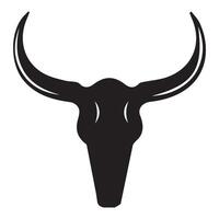 Strong bull icon isolated on white background. vector