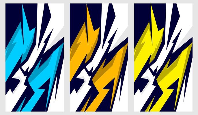car decal wavy design