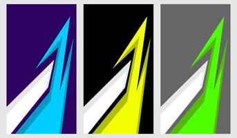 car decal wavy design vector