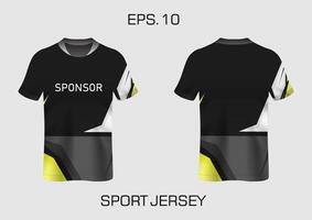 Sublimation t-shirt design jersey geometric pattern with striped style premium collection vector