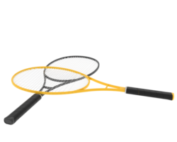Racket isolated on background. 3d rendering - illustration png