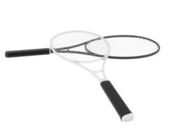 Racket isolated on background. 3d rendering - illustration png