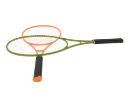 Racket isolated on background. 3d rendering - illustration png