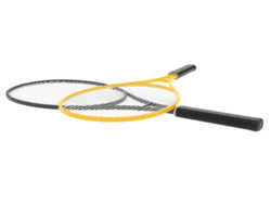 Racket isolated on background. 3d rendering - illustration png