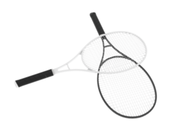 Racket isolated on background. 3d rendering - illustration png