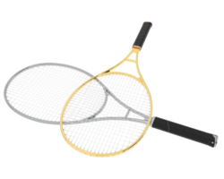 Racket isolated on background. 3d rendering - illustration png