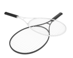 Racket isolated on background. 3d rendering - illustration png
