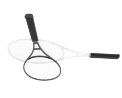 Racket isolated on background. 3d rendering - illustration png