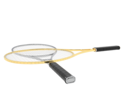 Racket isolated on background. 3d rendering - illustration png