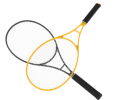 Racket isolated on background. 3d rendering - illustration png