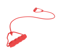 Elastic rope isolated on background. 3d rendering - illustration png