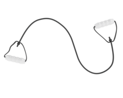 Elastic rope isolated on background. 3d rendering - illustration png