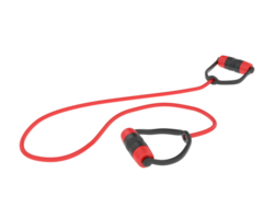 Elastic rope isolated on background. 3d rendering - illustration png