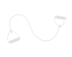 Elastic rope isolated on background. 3d rendering - illustration png