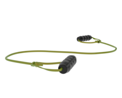 Elastic rope isolated on background. 3d rendering - illustration png