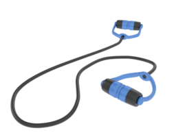 Elastic rope isolated on background. 3d rendering - illustration png