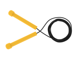 Jump rope isolated on background. 3d rendering - illustration png