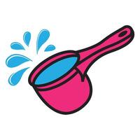 water dipper icon illustration symbol design vector