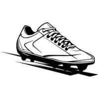 fútbol zapato icono vectores ilustración