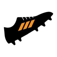 fútbol zapato icono vectores ilustración