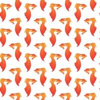 Gold fish. Simple seamless pattern. illustration. vector