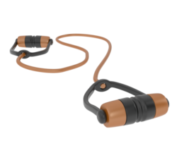 Elastic rope isolated on background. 3d rendering - illustration png