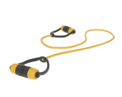 Elastic rope isolated on background. 3d rendering - illustration png