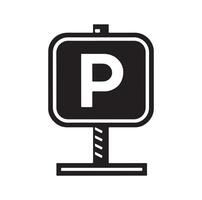 Parking icon. Car Parking Icon. Parking and traffic signs isolated on white background. Map parking pointer. illustration. vector