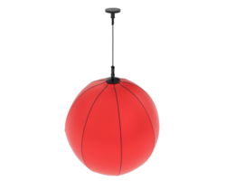Punching bag isolated on background. 3d rendering - illustration png