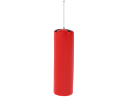 Punching bag isolated on background. 3d rendering - illustration png