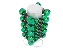 Weight tree with dumbbells isolated on background. 3d rendering - illustration png
